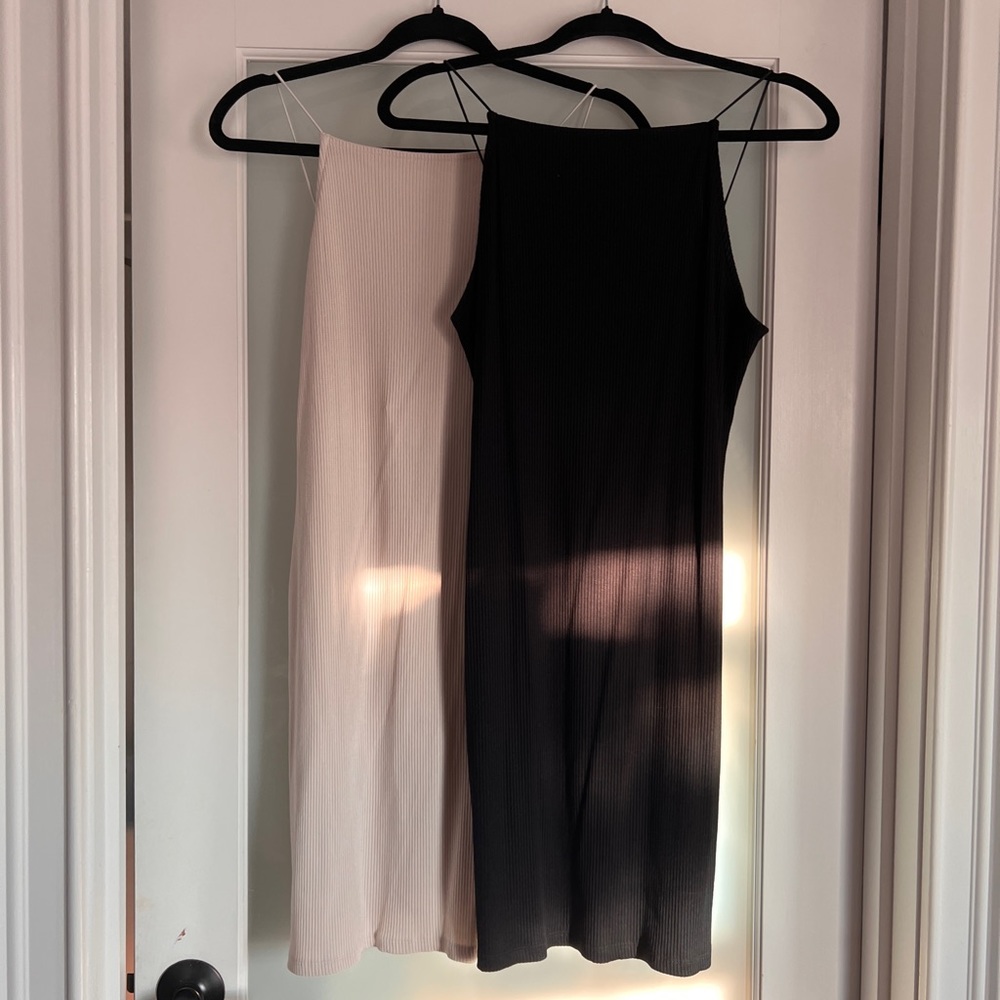 NWT Bundle of Two H&M Ribbed Slinky Dresses